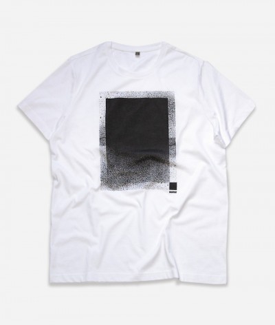 T-shirt blanc spray texture MADSPRAY
