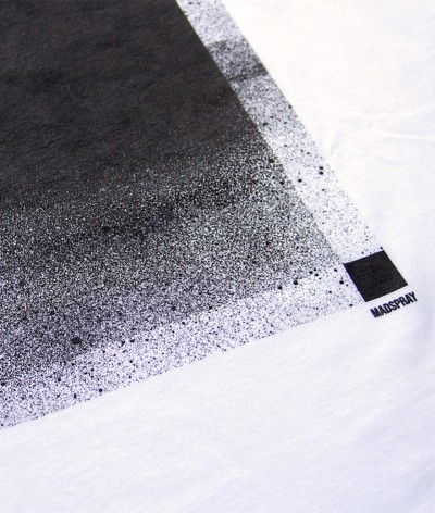 T-shirt blanc spray texture MADSPRAY