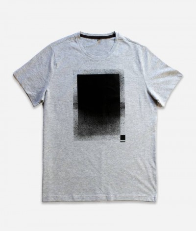 T-shirt gris spray texture graffiti MADSPRAY