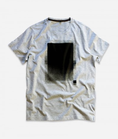 T-shirt gris spray texture graffiti MADSPRAY