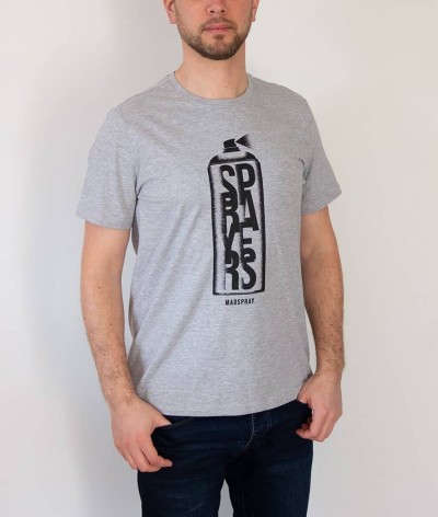 T-shirt gris SPRAYERS graffiti MADSPRAY