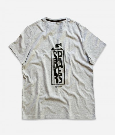 T-shirt gris SPRAYERS graffiti MADSPRAY